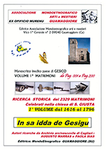 Primo volume Ricerca matrimoni Gesico