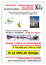 Secondo volume Ricerca matrimoni Gesico