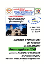 Secondo volume Ricerca battesimi Guamaggiore