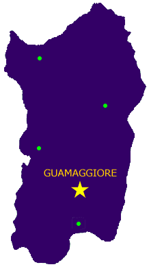 Mappa Sardegna - GUAMAGGIORE