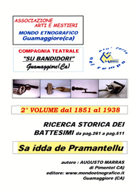 Secondo volume Ricerca battesimi Pimentel