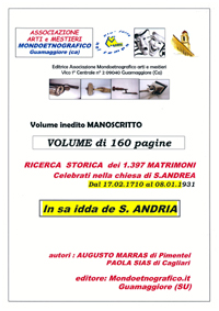 Volume Ricerca matrimoni Sant'Andrea Frius