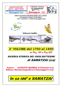Secondo volume Ricerca battesimi Samatzai