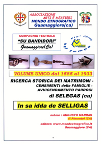 Volume unico Ricerca matrimoni Selegas