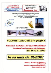 Volume unico Ricerca matrimoni Suelli